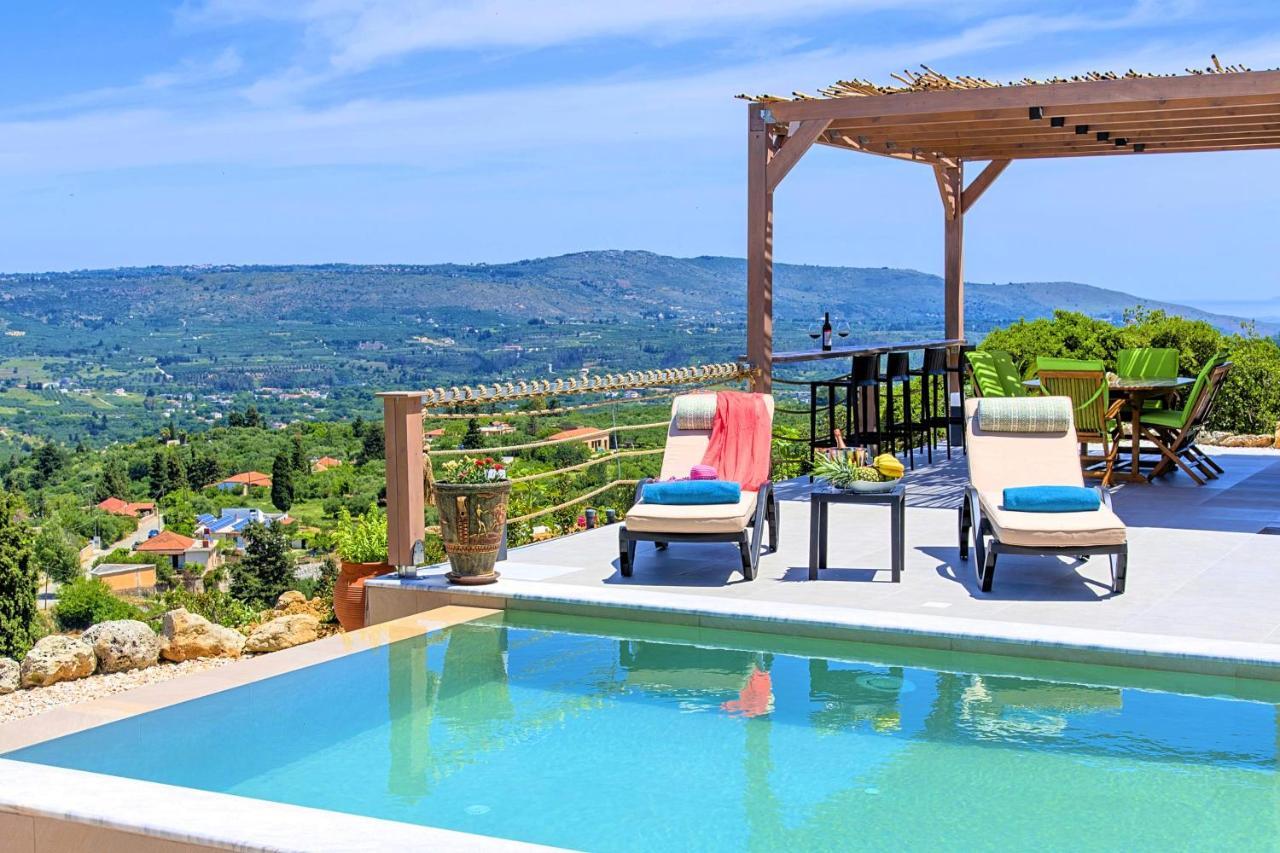 Villa Vardis Heated Pool Vryses Экстерьер фото