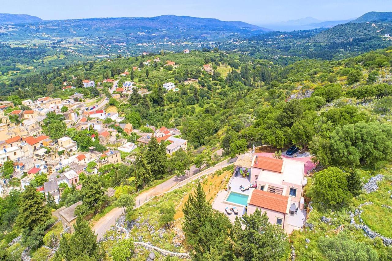 Villa Vardis Heated Pool Vryses Экстерьер фото