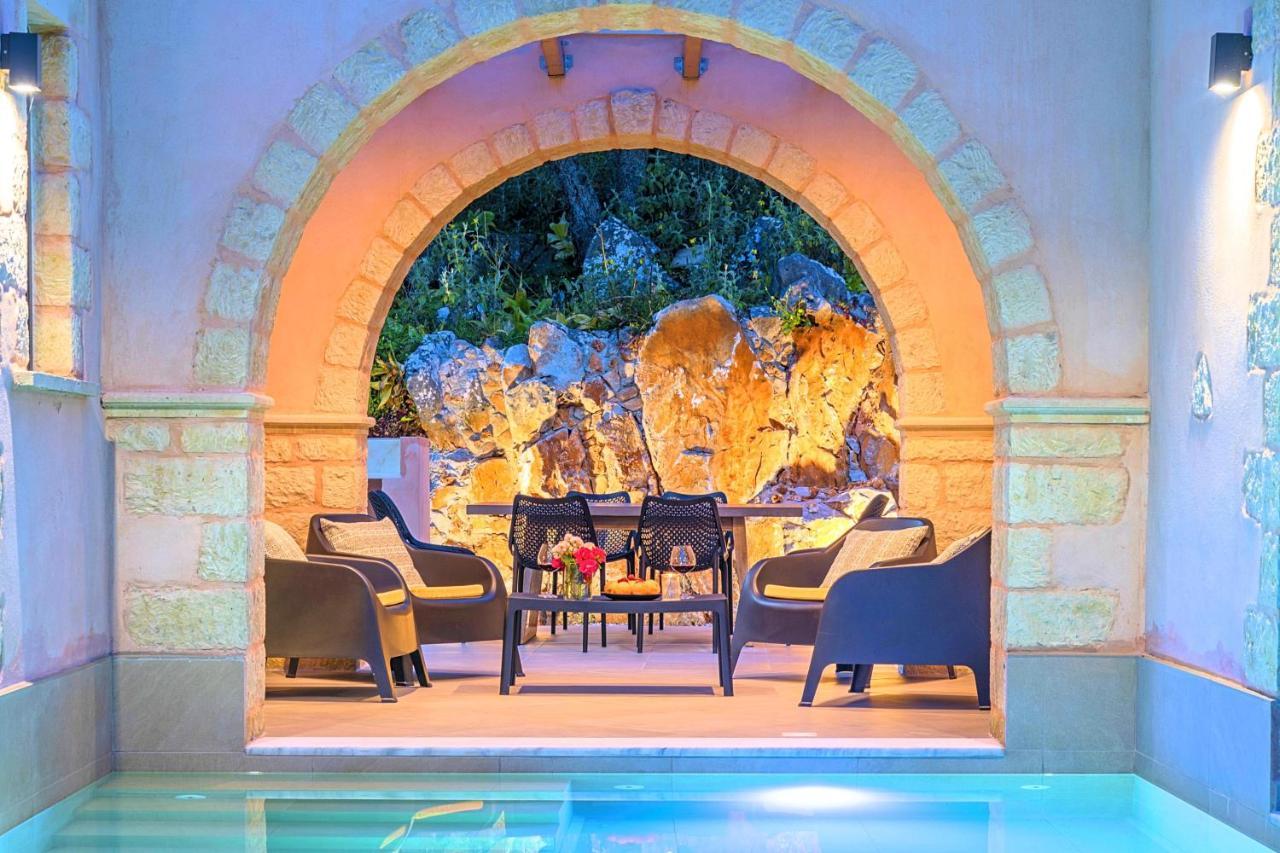 Villa Vardis Heated Pool Vryses Экстерьер фото