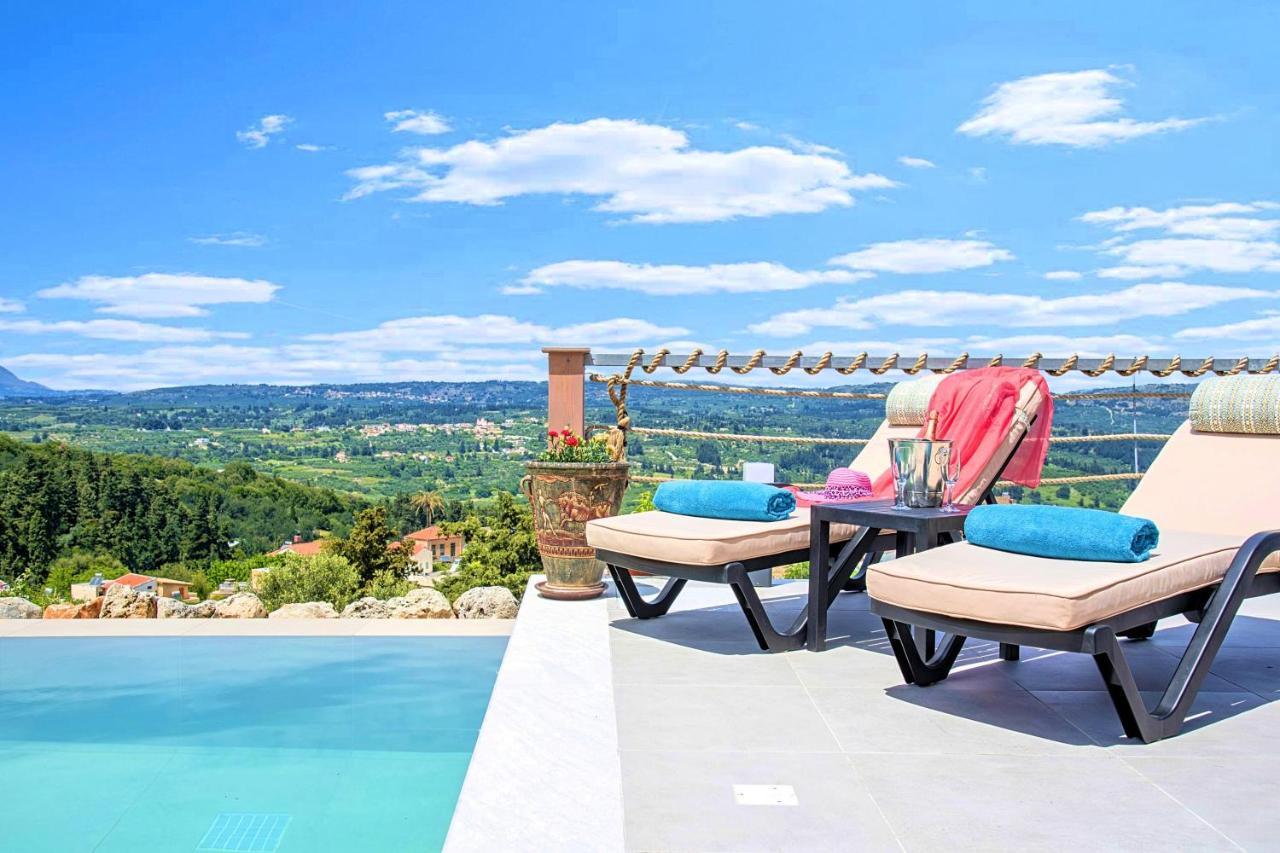 Villa Vardis Heated Pool Vryses Экстерьер фото